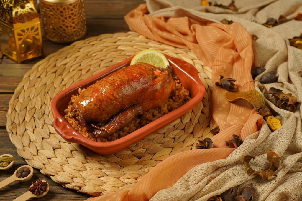 stuffed pigeon rice